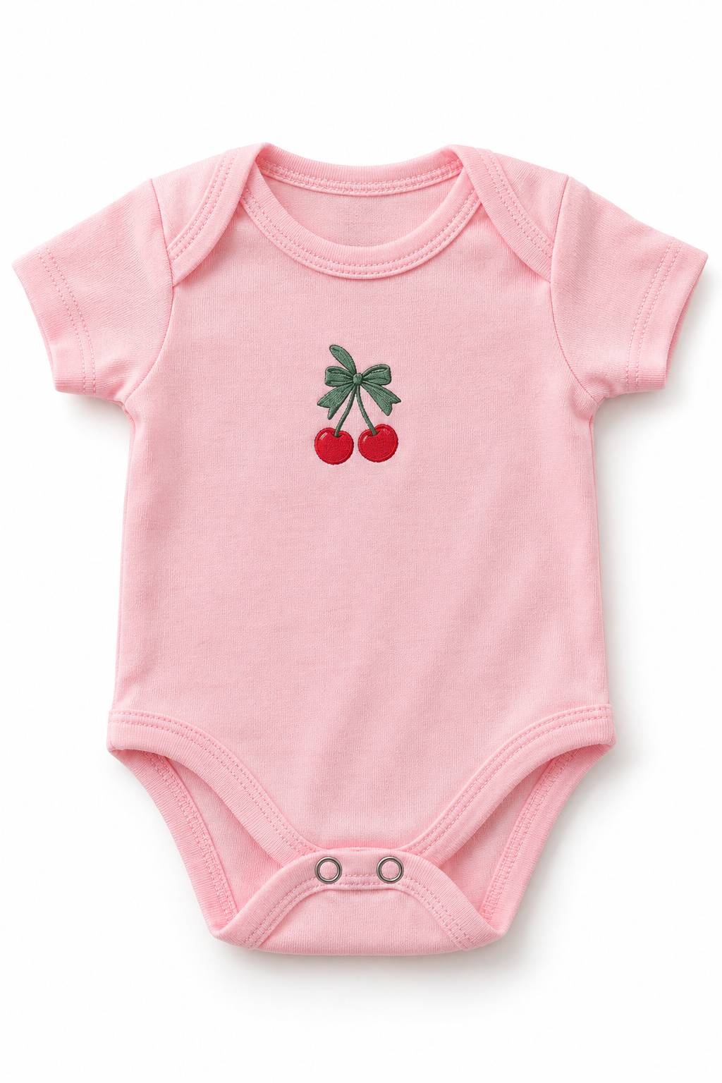 Kız Bebek 4'li Zıbın Seti – %100 Pamuklu Desenli Çıtçıtlı Bebek Body