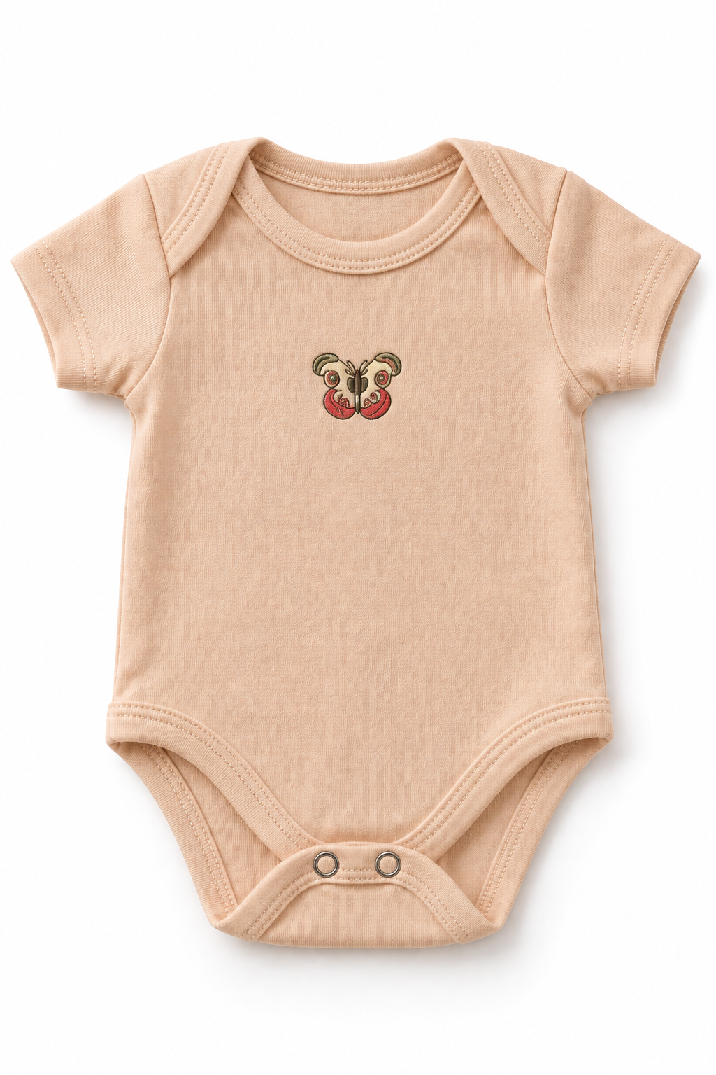 Kız Bebek 4'li Zıbın Seti – %100 Pamuklu Desenli Çıtçıtlı Bebek Body