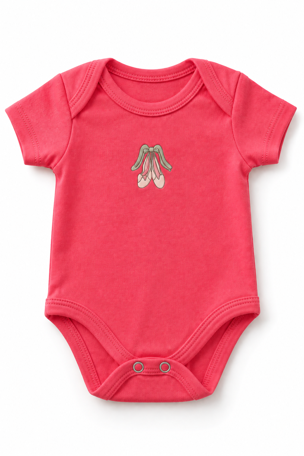 Kız Bebek 4'li Zıbın Seti – %100 Pamuklu Desenli Çıtçıtlı Bebek Body